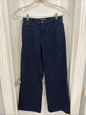 LOFT Navy Wide-Leg Pants